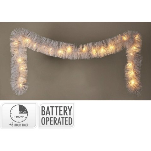GIRLANDA DEKORACYJNA 270CM 26LED BIAŁA GIRLANDA DEKORACYJNA 270CM 26LED BIAŁA