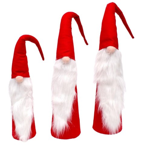 SET CZERWONYCH MIKOŁAJÓW DEKORACYJNYCH 60,70, 80CM SET CZERWONYCH MIKOŁAJÓW DEKORACYJNYCH 60,70, 80CM