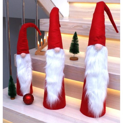 SET CZERWONYCH MIKOŁAJÓW DEKORACYJNYCH 60,70, 80CM SET CZERWONYCH MIKOŁAJÓW DEKORACYJNYCH 60,70, 80CM