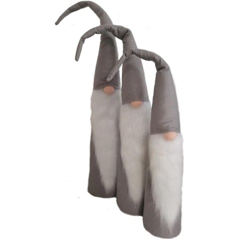 SET SZARYCH MIKOŁAJÓW DEKORACYJNYCH 60, 70, 80 CM SET SZARYCH MIKOŁAJÓW DEKORACYJNYCH 60, 70, 80 CM