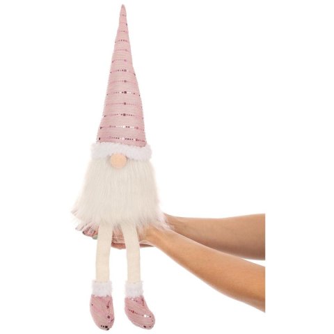 SKRZAT DEKORACYJNY SHINY SANTA 38+20CM RÓŻOWY SKRZAT DEKORACYJNY SHINY SANTA 38+20CM RÓŻOWY