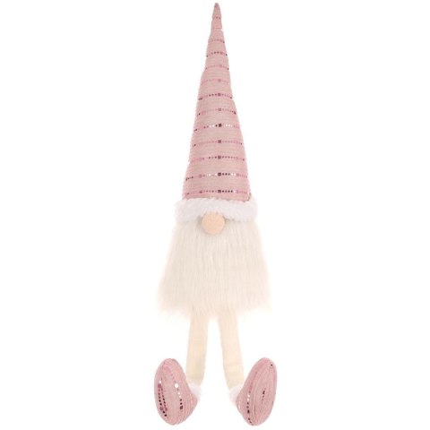 SKRZAT DEKORACYJNY SHINY SANTA 38+20CM RÓŻOWY SKRZAT DEKORACYJNY SHINY SANTA 38+20CM RÓŻOWY