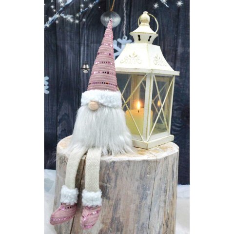 SKRZAT DEKORACYJNY SHINY SANTA 38+20CM RÓŻOWY SKRZAT DEKORACYJNY SHINY SANTA 38+20CM RÓŻOWY