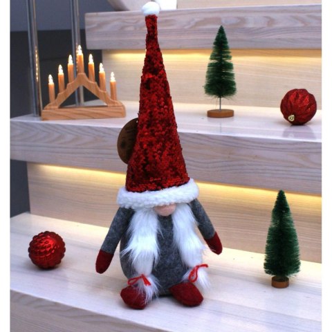 SKRZAT GNOM DEKORACYJNY Z MAGICZNYMI CEKINAMI 35CM SZARY SKRZAT GNOM DEKORACYJNY Z MAGICZNYMI CEKINAMI 35CM SZARY