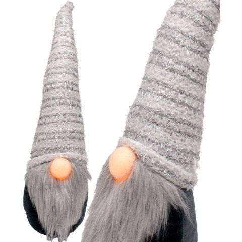 SKRZAT GNOM Z DŁUGĄ BIAŁĄ CZAPKĄ I ŚWIĘCĄCYM NOSEM 42CM SKRZAT GNOM Z DŁUGĄ BIAŁĄ CZAPKĄ I ŚWIĘCĄCYM NOSEM 42CM