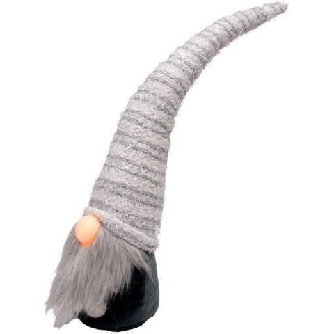 SKRZAT GNOM Z DŁUGĄ BIAŁĄ CZAPKĄ I ŚWIĘCĄCYM NOSEM 42CM SKRZAT GNOM Z DŁUGĄ BIAŁĄ CZAPKĄ I ŚWIĘCĄCYM NOSEM 42CM