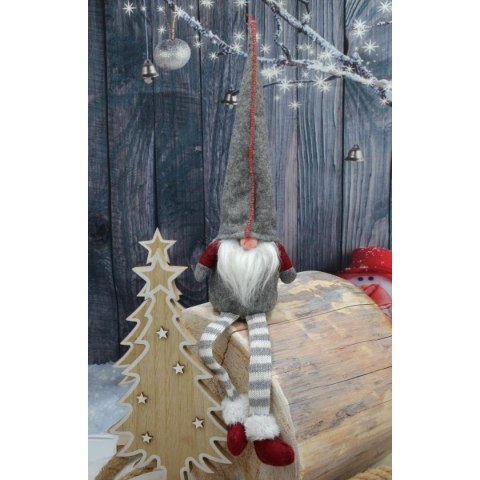 SKRZAT KRASNAL GNOM DEKORACYJNY 30+15CM SZARY SKRZAT KRASNAL GNOM DEKORACYJNY 30+15CM SZARY