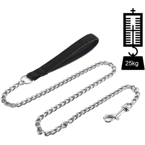 SMYCZ DLA PSA ŁAŃCUCH 100 CM DO 25 KG SMYCZ DLA PSA ŁAŃCUCH 100 CM DO 25 KG