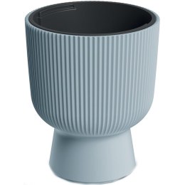 DONICZKA DO KWIATÓW MILLY NA NODZE ŚR 24CM JASNY SZARY