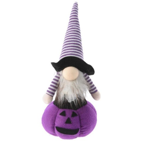 FIGURKA DEKORACYJNA NA DYNI 35CM LED HALLOWEEN FIOLET FIGURKA DEKORACYJNA NA DYNI 35CM LED HALLOWEEN FIOLET
