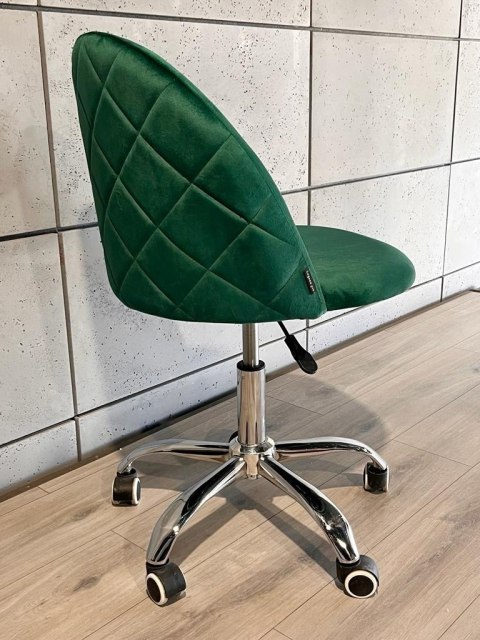 Krzesło obrotowe GLORIA OFFICE GREEN VELVET Krzesło obrotowe GLORIA OFFICE GREEN VELVET