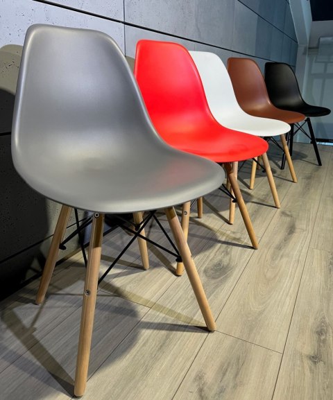 Krzesło skandynawskie IMPERIA DARK GREY OUTLET Krzesło skandynawskie IMPERIA DARK GREY OUTLET