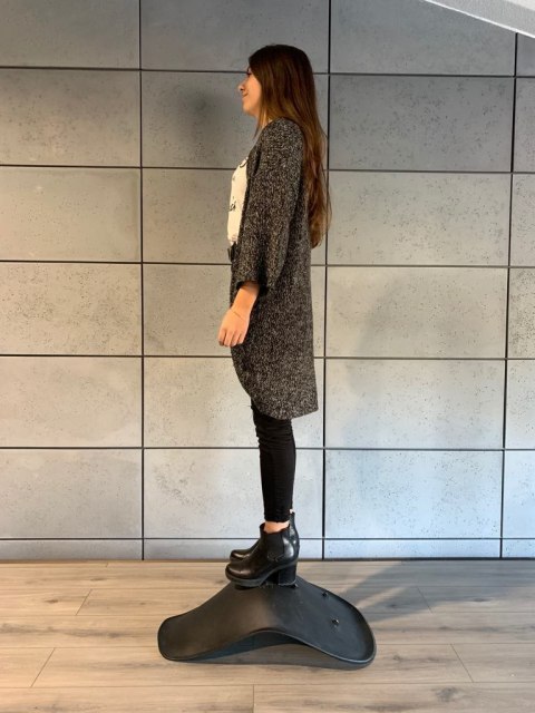 Krzesło skandynawskie IMPERIA DARK GREY OUTLET Krzesło skandynawskie IMPERIA DARK GREY OUTLET