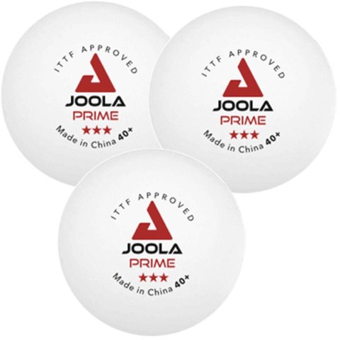 PIŁECZKI DO TENISA STOŁOWEGO JOOLA PRIME 3SZT BIAŁA PIŁECZKI DO TENISA STOŁOWEGO JOOLA PRIME 3SZT BIAŁA