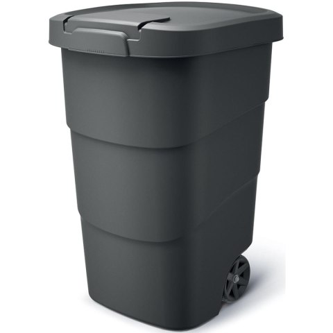 ŚMIETNIK KOSZ NA KÓŁKACH WHEELER 95L CZARNY RECYKLING ŚMIETNIK KOSZ NA KÓŁKACH WHEELER 95L CZARNY RECYKLING