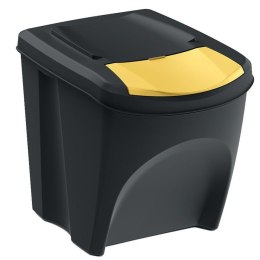 ŚMIETNIK KOSZE NA ŚMIECI 35 L SORTIBOX SET4 SZT. CZARNY RECYKLING