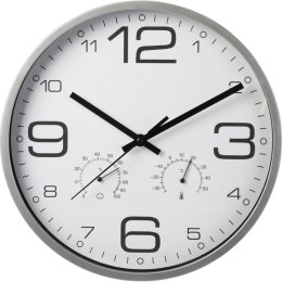 ZEGAR ŚCIENNY 30CM Z TERMOMETREM BIAŁY