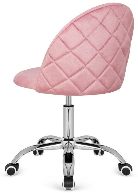 Krzesło obrotowe GLORIA OFFICE PINK VELVET Krzesło obrotowe GLORIA OFFICE PINK VELVET