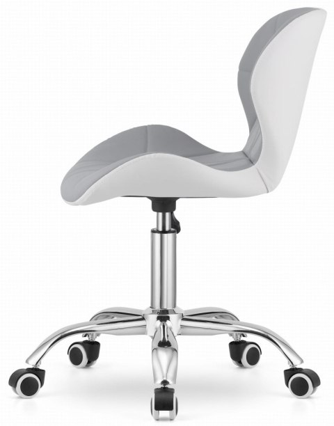 Krzesło obrotowe VASTO OFFICE PU GREY + WHITE Krzesło obrotowe VASTO OFFICE PU GREY + WHITE