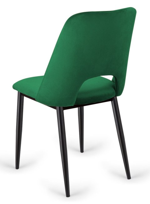 Krzesło tapicerowane GOTI GREEN VELVET Krzesło tapicerowane GOTI GREEN VELVET