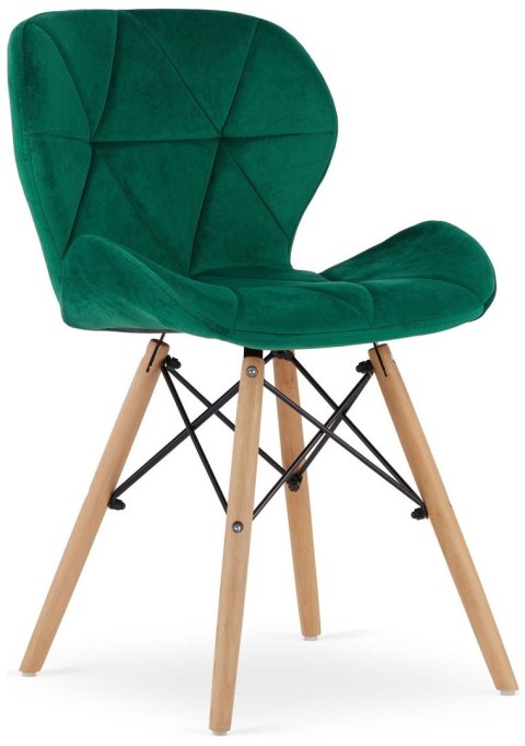 Krzesło tapicerowane VASTO GREEN VELVET Krzesło tapicerowane VASTO GREEN VELVET