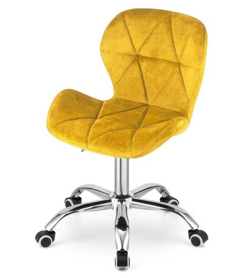 Krzesło obrotowe VASTO OFFICE VELVET MUSTARD Krzesło obrotowe VASTO OFFICE VELVET MUSTARD