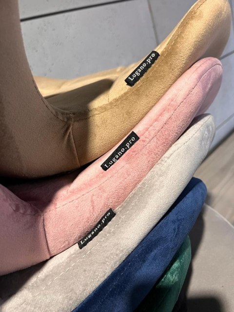 Krzesło tapicerowane VASTO MUSTARD VELVET Krzesło tapicerowane VASTO MUSTARD VELVET