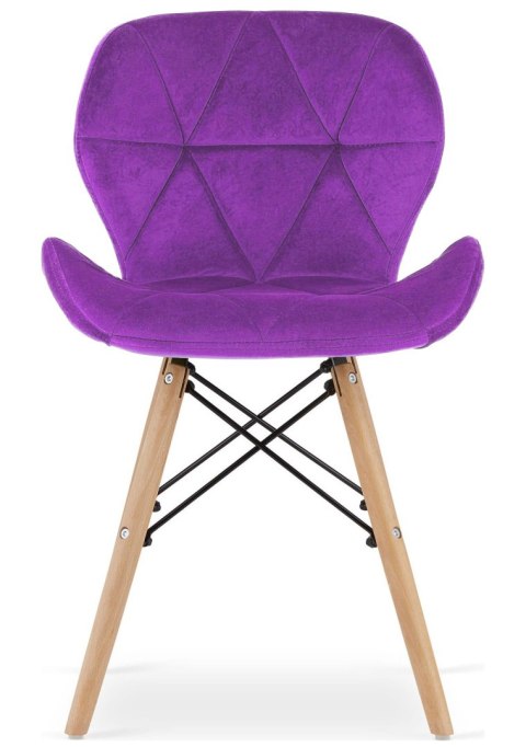 Krzesło tapicerowane VASTO PURPLE VELVET Krzesło tapicerowane VASTO PURPLE VELVET