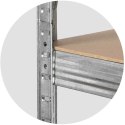 REGAŁ UNIWERSALNY METALOWY – SOLIDNY, WYTRZYMAŁY, DO PIWNICY, BIURA, WARSZTATU 180 x 90 x 30 cm Humberg