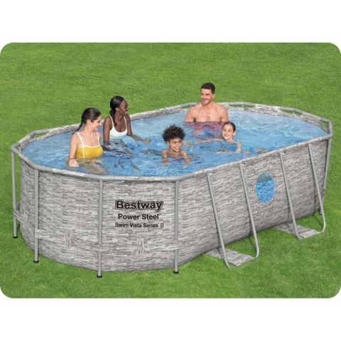 Basen ogrodowy stelażowy 427 x 250 x 100 cm 12w1 Bestway 56714N Basen ogrodowy stelażowy 427 x 250 x 100 cm 12w1 Bestway 56714N