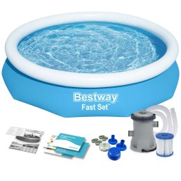 BASEN OGRODOWY ROZPOROWY 244 x 61 cm 9w1 BESTWAY