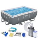 Basen ogrodowy stelażowy 282 x 196 x 84 cm 10w1 BESTWAY