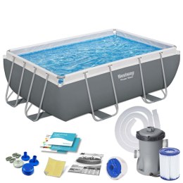 Basen ogrodowy stelażowy 282 x 196 x 84 cm 10w1 BESTWAY