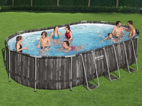 Basen ogrodowy stelażowy 610 x 366 x 122 cm 18w1 Bestway 5611R Basen ogrodowy stelażowy 610 x 366 x 122 cm 18w1 Bestway 5611R