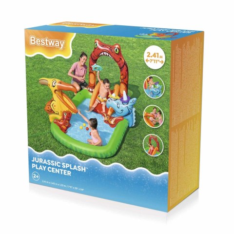Plac zabaw dmuchany Jurassic 241 x 140 x 137 cm Bestway 53160 Plac zabaw dmuchany Jurassic 241 x 140 x 137 cm Bestway 53160