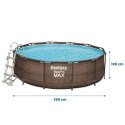 Basen ogrodowy stelażowy 366 x 100 cm 10w1 Bestway 56709