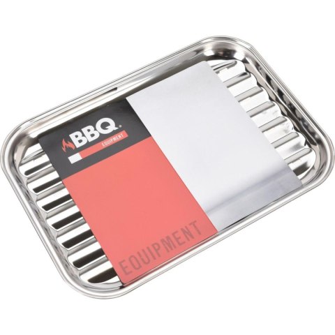 BLASZKA TACKA DO GRILLOWANIA 34,5x24CM STAL NIERDZEWNA BLASZKA TACKA DO GRILLOWANIA 34,5x24CM STAL NIERDZEWNA