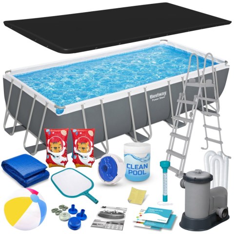 Basen ogrodowy stelażowy 549 x 274 x 122 cm 17w1 Bestway 56465 Basen ogrodowy stelażowy 549 x 274 x 122 cm 17w1 Bestway 56465