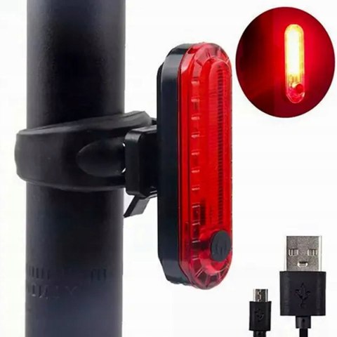Lampka Rowerowa Akumulatorowa Przód Tył Lampa Na Rower LED USB Światło Lampka Rowerowa Akumulatorowa Przód Tył Lampa Na Rower LED USB Światło