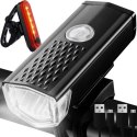 Lampka Rowerowa Akumulatorowa Przód Tył Lampa Na Rower LED USB Światło