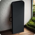 Zestaw ogrodowy składany ławka + 2 ławki 180 cm Plonos czarny