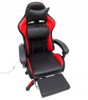NOWOCZESNY FOTEL GAMINGOWY Z LED + MASAŻ - KOMFORT I STYL W JEDNYM!