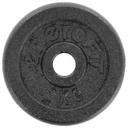 OBCIĄŻENIE ŻELIWNE CZARNE 2 KG ENERO FIT fi26,5