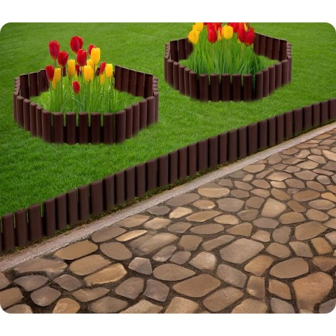 Obrzeże ogrodowe Plonos 220 cm PL-961 brązowe Obrzeże ogrodowe Plonos 220 cm PL-961 brązowe