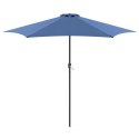 PARASOL OGRODOWY 300CM SKŁADANY GRANATOWY