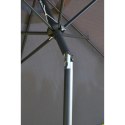 PARASOL OGRODOWY 300CM SKŁADANY SZARY