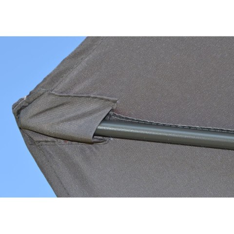 PARASOL OGRODOWY 300CM SKŁADANY SZARY PARASOL OGRODOWY 300CM SKŁADANY SZARY