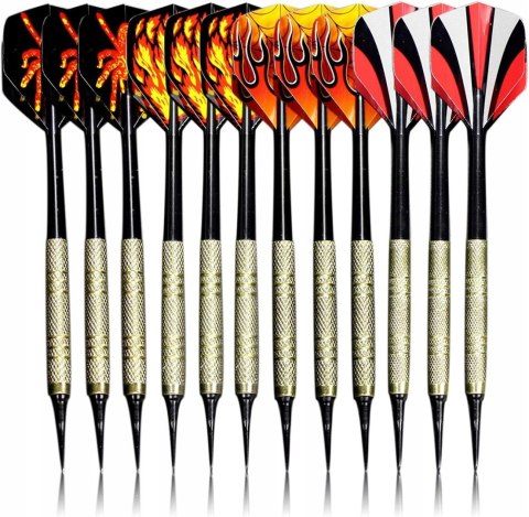 Rzutki Dart Zestaw Rzutek Lotki Do Tarczy Gry Darta 112 Grotów 42 Piórka Rzutki Dart Zestaw Rzutek Lotki Do Tarczy Gry Darta 112 Grotów 42 Piórka