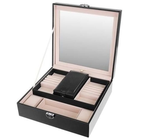Kuferek na biżuterię - czarny Beautylushh Kuferek na biżuterię - czarny Beautylushh