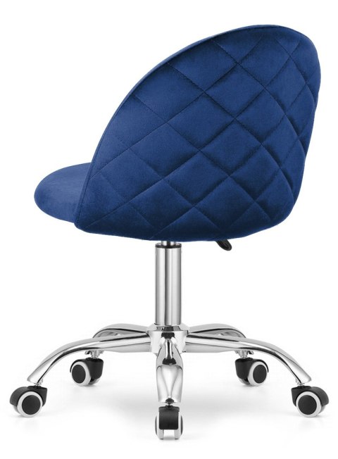 Krzesło obrotowe GLORIA OFFICE BLUE VELVET Krzesło obrotowe GLORIA OFFICE BLUE VELVET